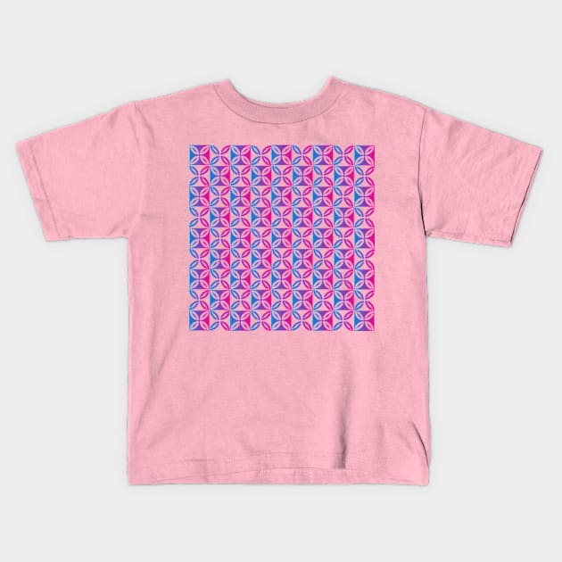 Checkered pattern Kids T-Shirt by Vox & Lux